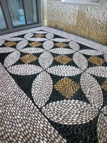 Pebble Stone Entrance Designs