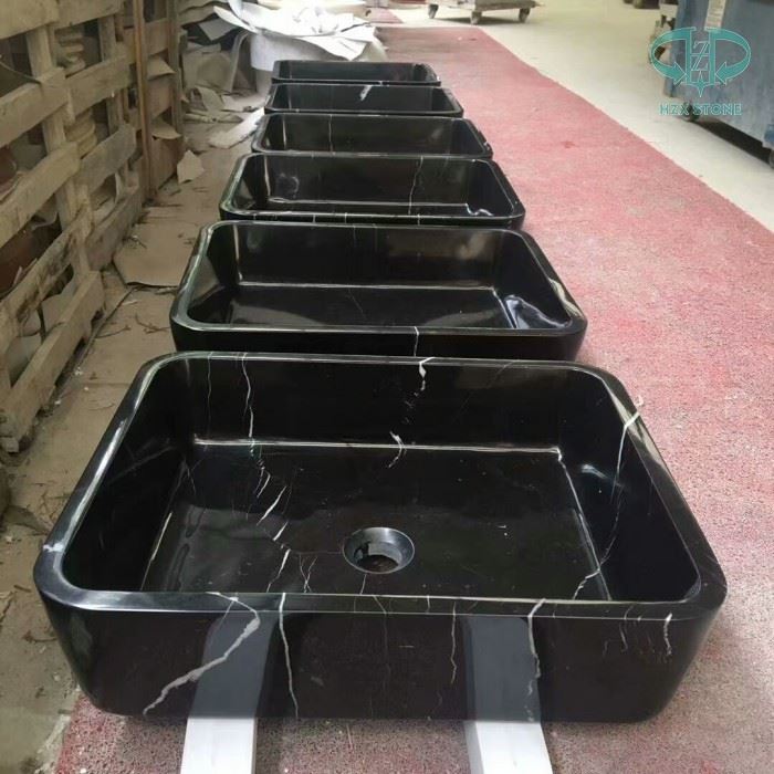 Nero Marquina Irħam Vanity Sink