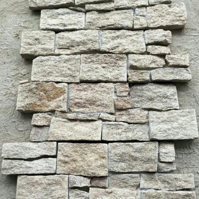 Beige walling stone
