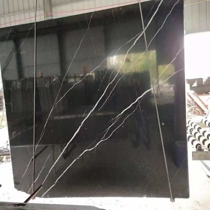 Black Marquina Marble Slab