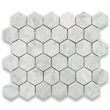 Biano Carrara Marble Mosaic