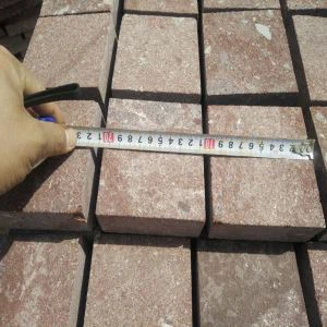 Granit aħmar Putian Cobblestone