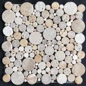 Mużajk tat-Travertin Beige