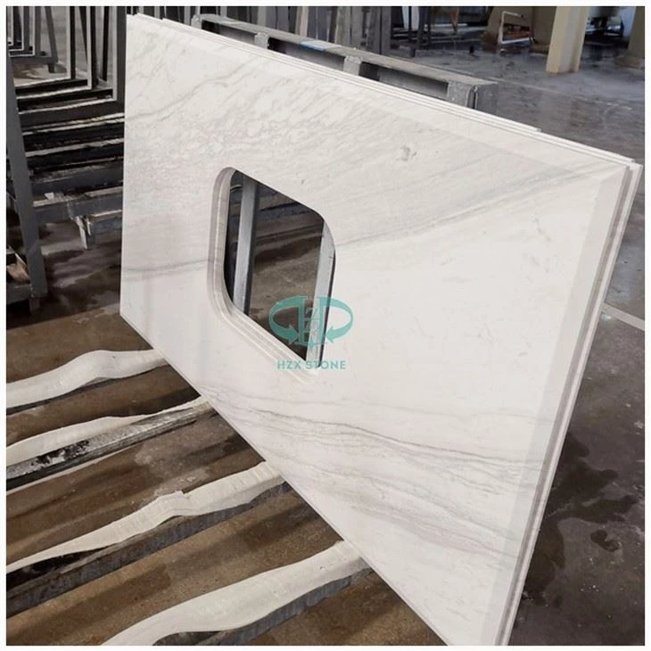 Volakas White Marble Countgertops