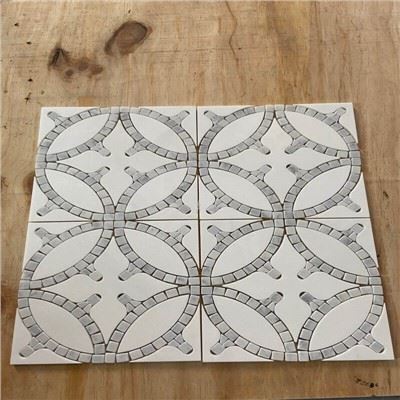 Crystal White Irħam Mosaic Tile